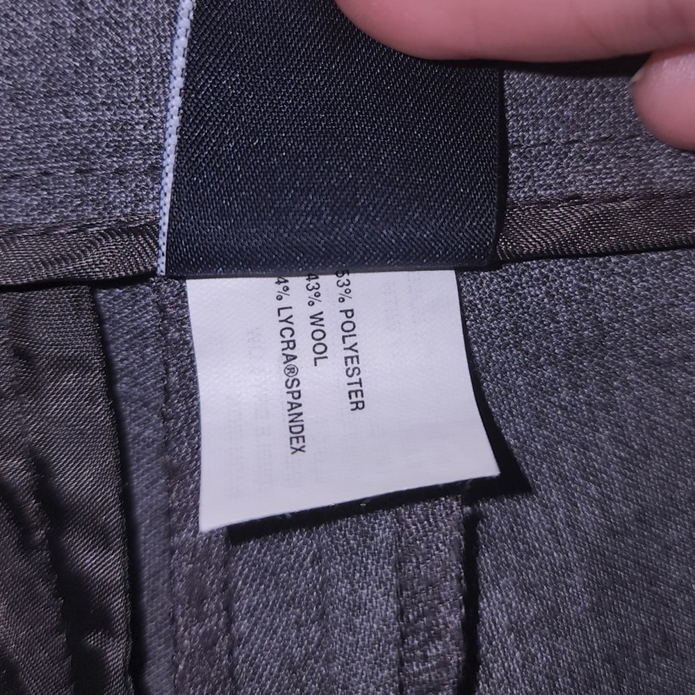 Gap Wool Blend Gray Dress Pants Size 4 Career Business Mid Rise - Picture 5 of 5